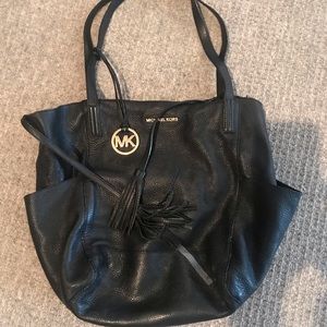 Leather Michael Kors handbag